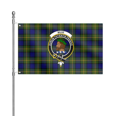 Muir Tartan Crest House Flag