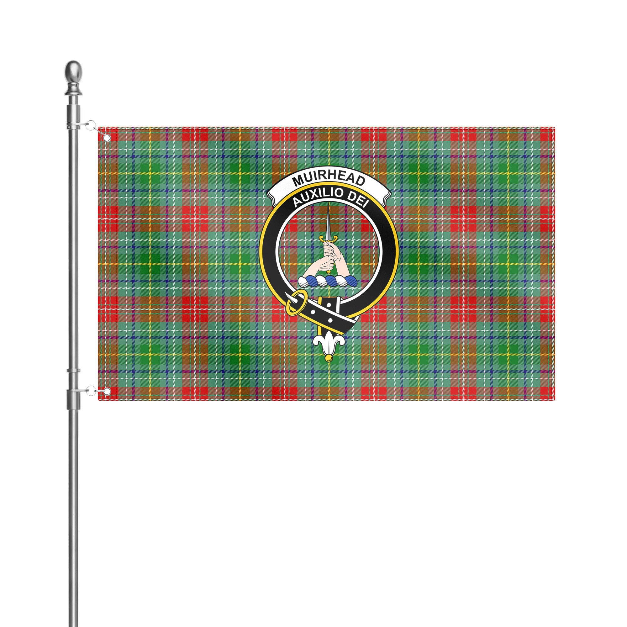 Muirhead Tartan Crest House Flag