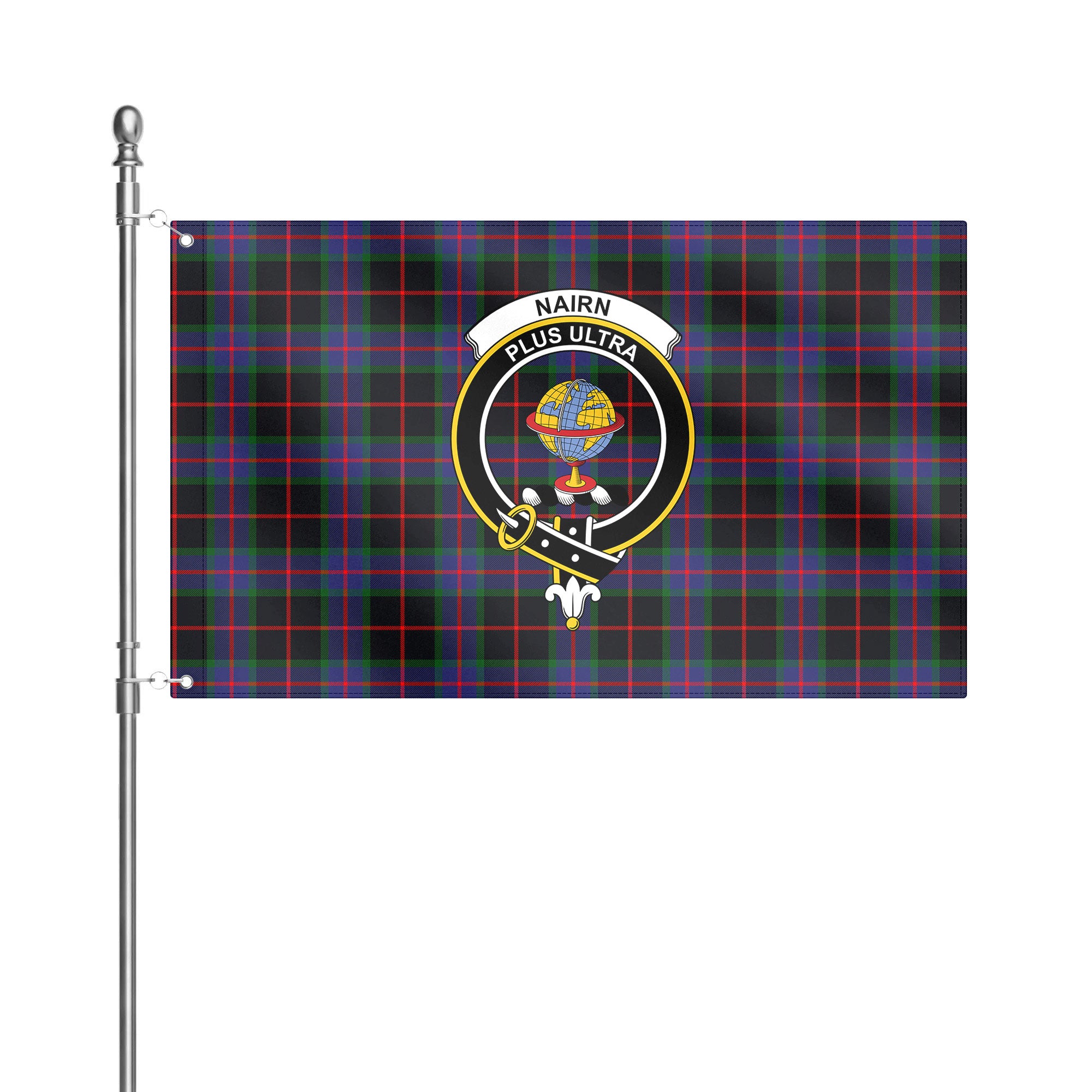 Nairn Tartan Crest House Flag