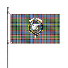 Norvel (or Norvill) Tartan Crest House Flag
