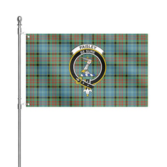 Paisley District Tartan Crest House Flag