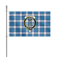Roberton Tartan Crest House Flag