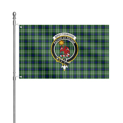 Spottiswood Tartan Crest House Flag
