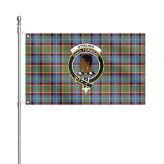 Stirling (of Keir) Tartan Crest House Flag