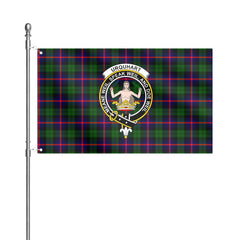 Urquhart Modern Tartan Crest House Flag