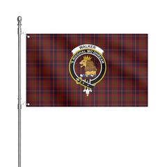 Walker Tartan Crest House Flag