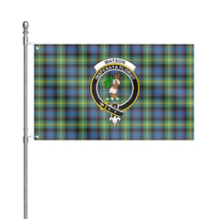Watson Ancient Tartan Crest House Flag