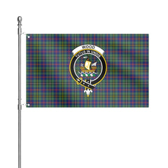 Wood Tartan Crest House Flag