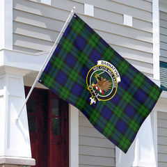 Bannatyne Tartan Crest House Flag