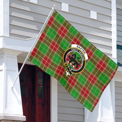Baxter Modern Tartan Crest House Flag