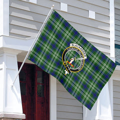 Blackadder Tartan Crest House Flag