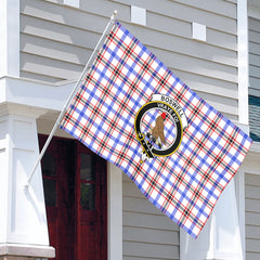 Boswell Modern Tartan Crest House Flag
