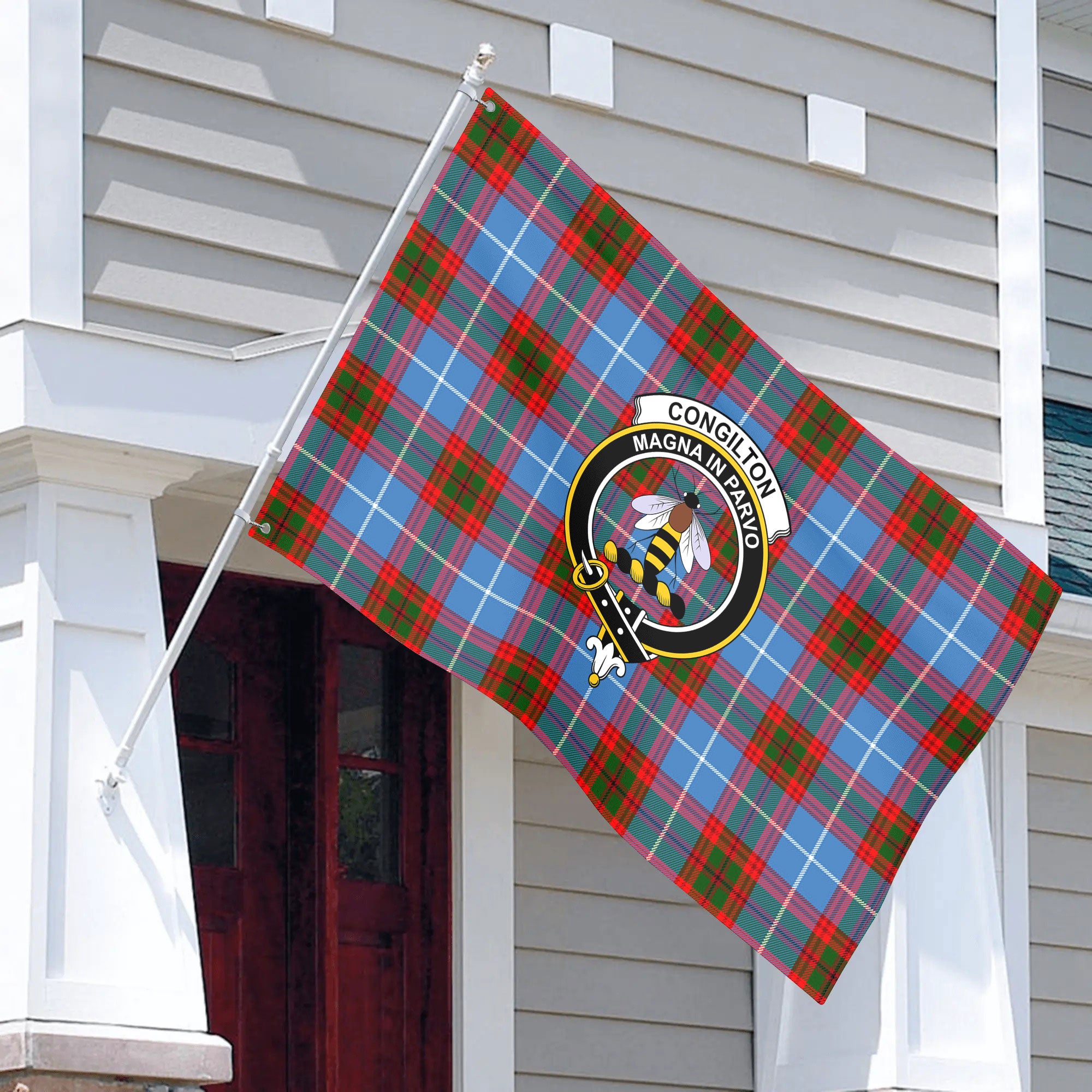 Congilton Tartan Crest House Flag