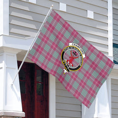 Crawford Ancient Tartan Crest House Flag