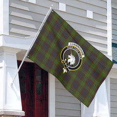 Cunningham Hunting Modern Tartan Crest House Flag