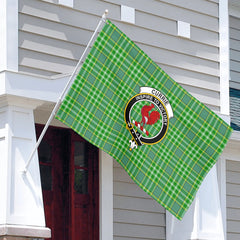Currie Tartan Crest House Flag