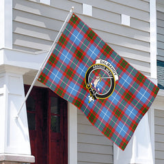 Dalmahoy Tartan Crest House Flag