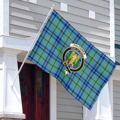 Falconer Tartan Crest House Flag