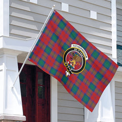 Fotheringham Tartan Crest House Flag