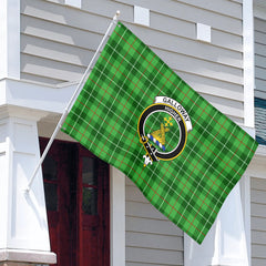 Galloway District Tartan Crest House Flag