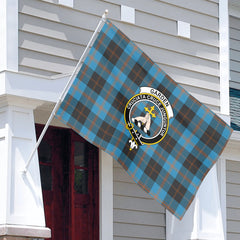 Garden Tartan Crest House Flag
