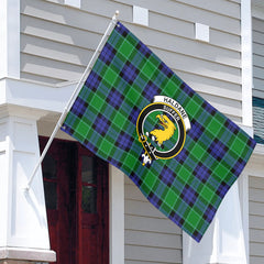 Haldane Tartan Crest House Flag