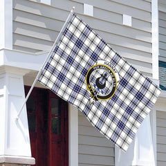 Hannay Modern Tartan Crest House Flag
