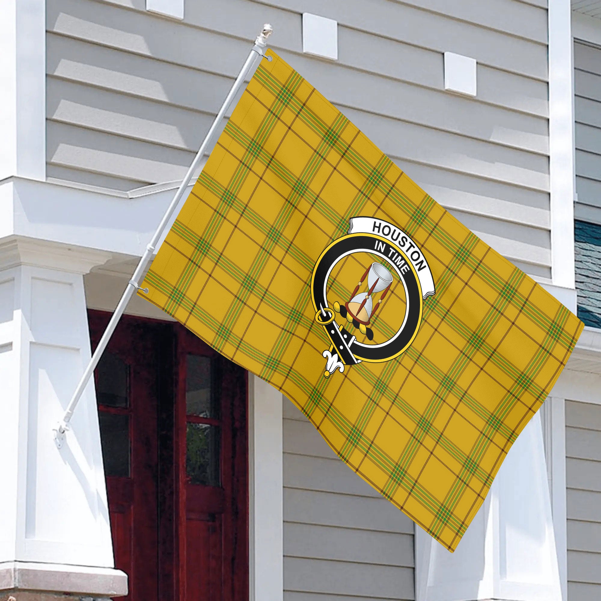 Houston Tartan Crest House Flag