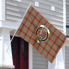 Innes Ancient Tartan Crest House Flag