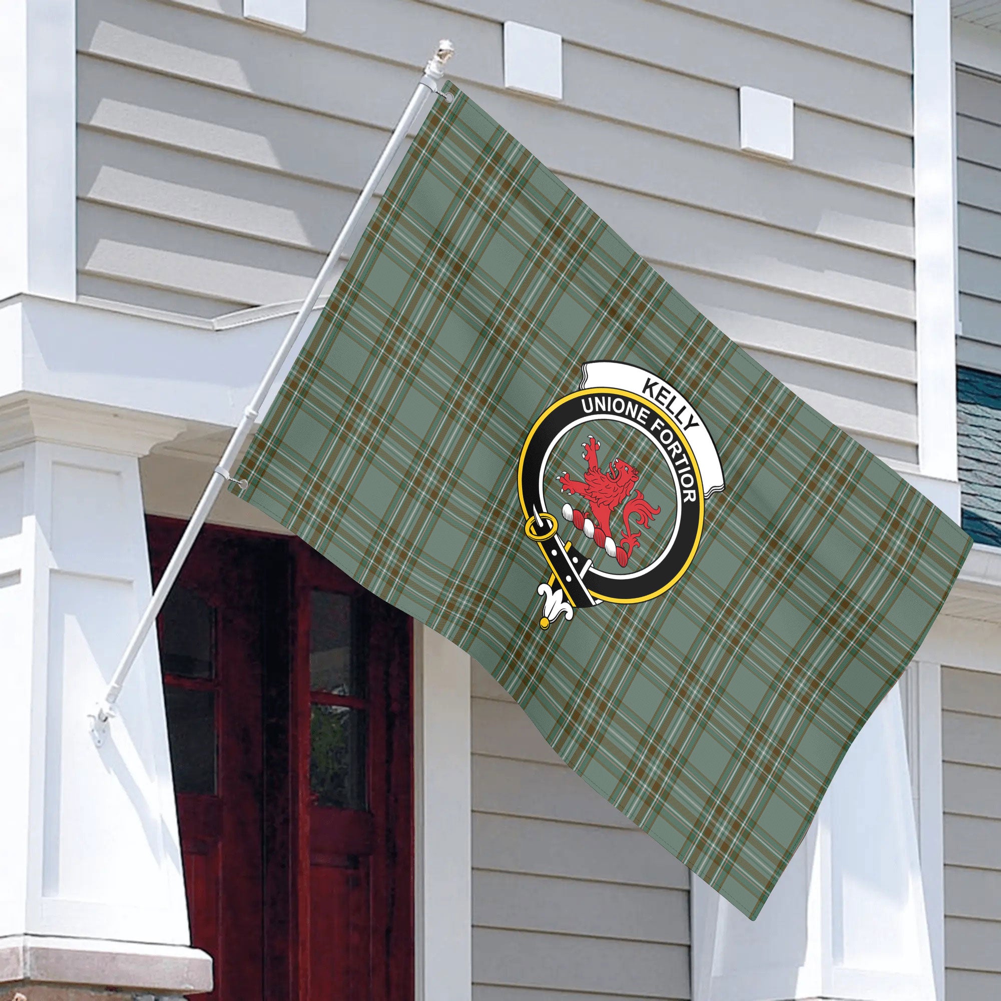 Kelly Dress Tartan Crest House Flag