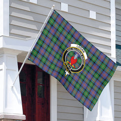 Logan Ancient Tartan Crest House Flag
