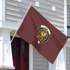 Lyle Tartan Crest House Flag