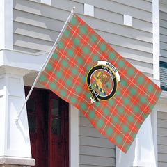 MacFie Ancient Tartan Crest House Flag
