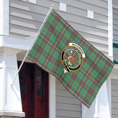MacKinnon Hunting Ancient Tartan Crest House Flag