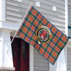 MacNaughton Ancient Tartan Crest House Flag