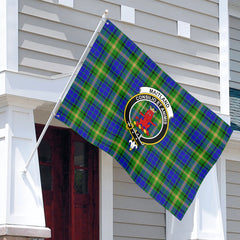 Maitland Tartan Crest House Flag