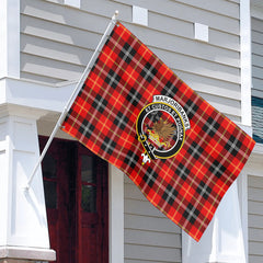 Marjoribanks Tartan Crest House Flag