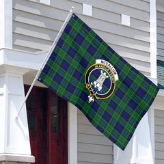 McCallum Modern Tartan Crest House Flag