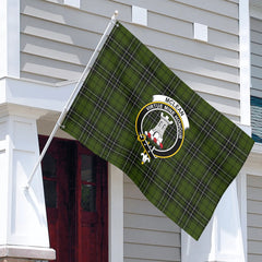 McLean Hunting Tartan Crest House Flag