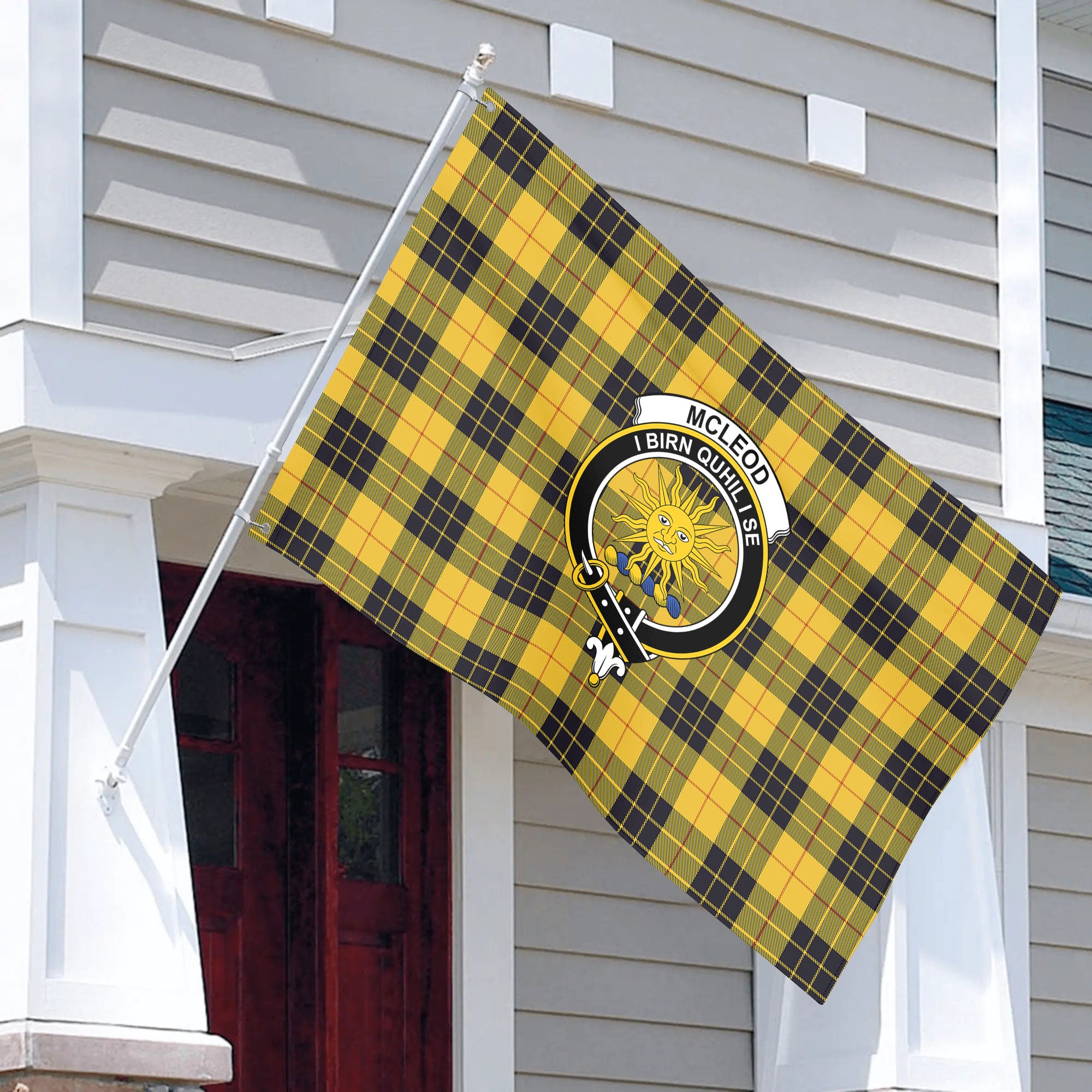 McLeod of Lewis Ancient Tartan Crest House Flag