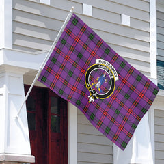 Montgomery Modern Tartan Crest House Flag