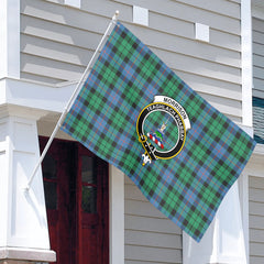 Morrison Ancient Tartan Crest House Flag