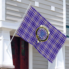 Ochterlony Tartan Crest House Flag