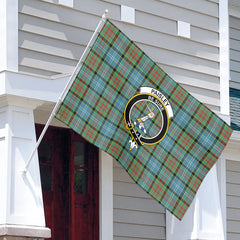 Paisley District Tartan Crest House Flag