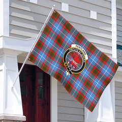 Pentland Tartan Crest House Flag