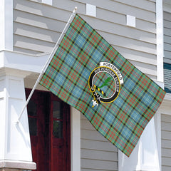 Porterfield Tartan Crest House Flag