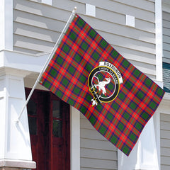 Roxburgh District Tartan Crest House Flag