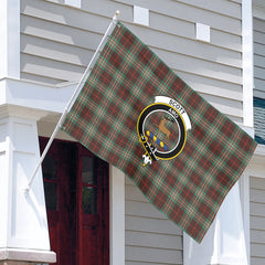 Scott Brown Ancient Tartan Crest House Flag