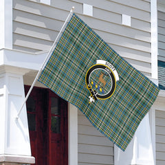 Scott Green Ancient Tartan Crest House Flag