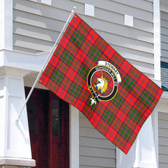 Stewart of Appin Modern Tartan Crest House Flag